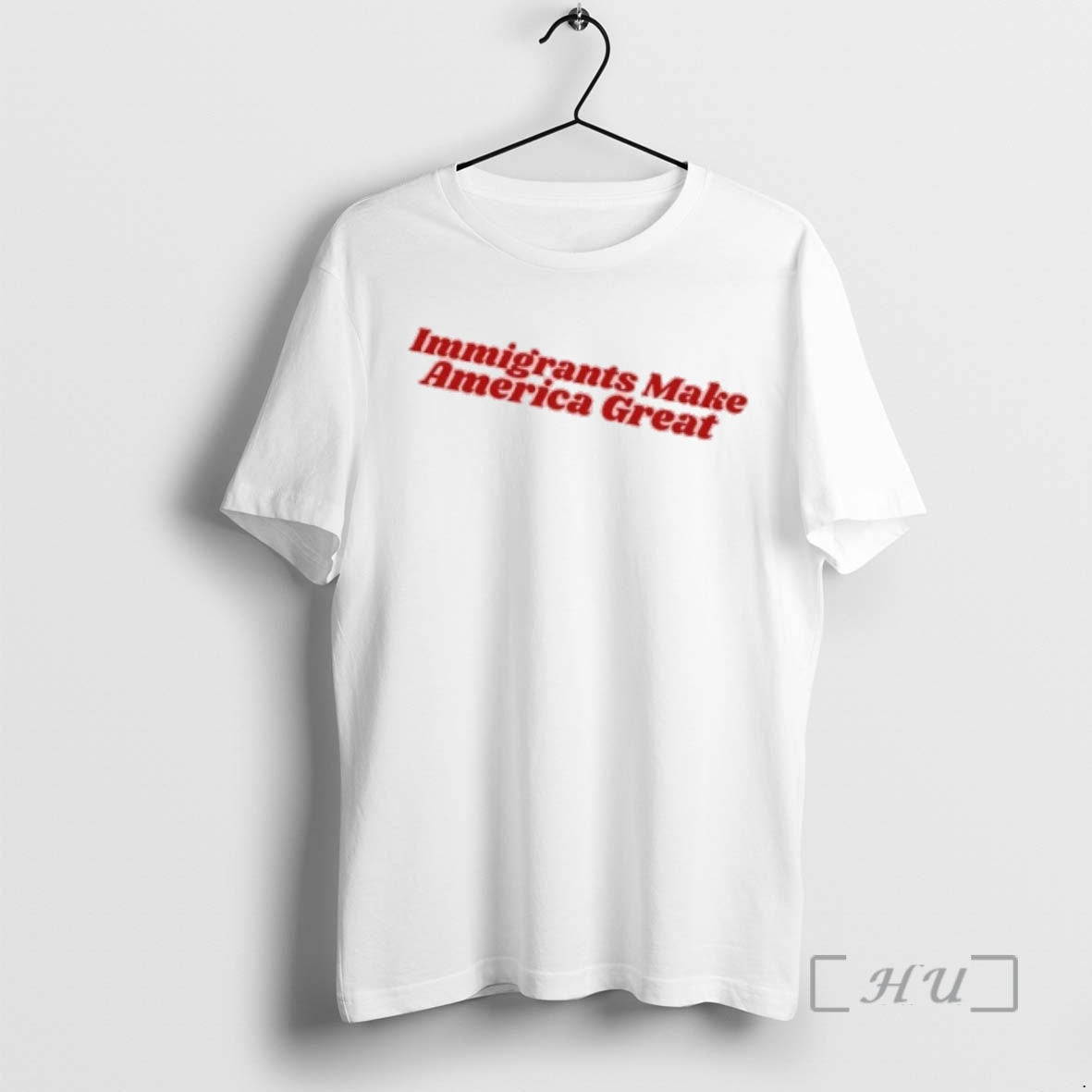 Officials Immigrants Make America Great Red Text T-Shirts, Hoodie, Sweatshirt - T-Shirt, Sweatshirt, Hoodie