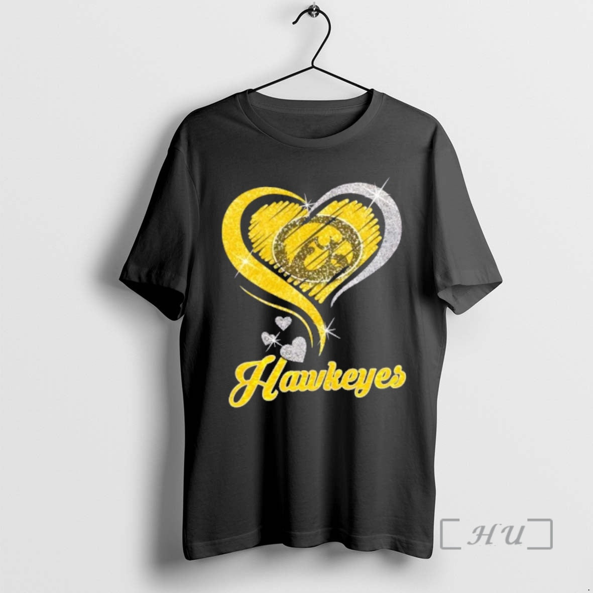 Officials Iowa Hawkeyes Football Glitter Heart Fans T-Shirts, Hoodie, Sweatshirt - T-Shirt, Sweatshirt, Hoodie