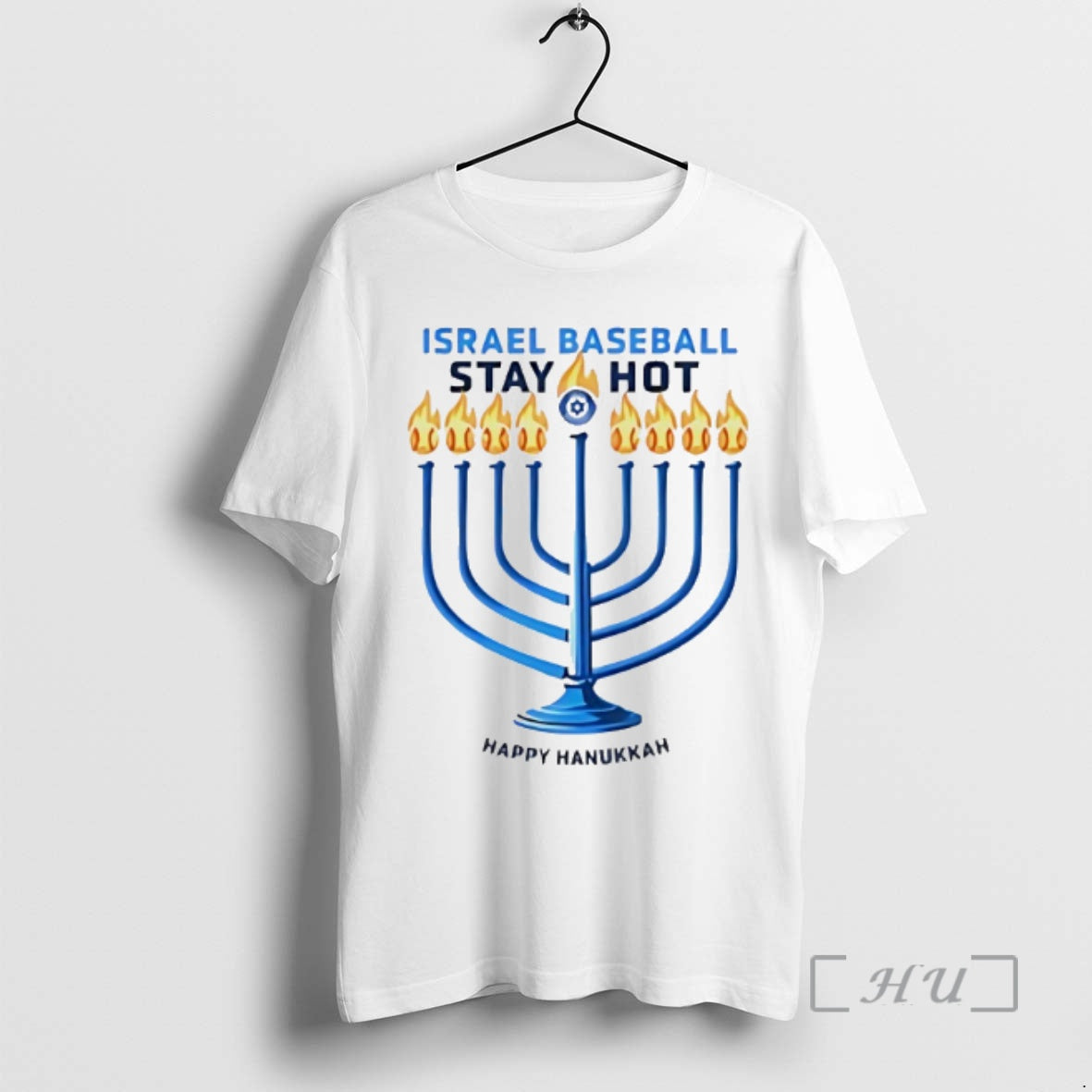 Officials Israel Baseball Stay Hot Happy Hanukkah T-Shirts, Hoodie, Sweatshirt - T-Shirt, Sweatshirt, Hoodie