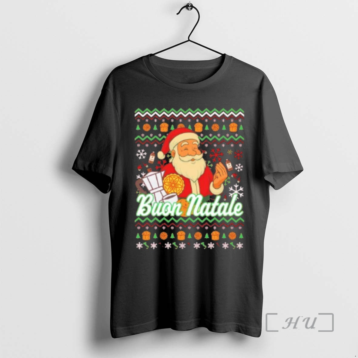Officials Italian Santa Buon Natale Ugly Sweat T-Shirts, Hoodie, Sweatshirt - T-Shirt, Sweatshirt, Hoodie