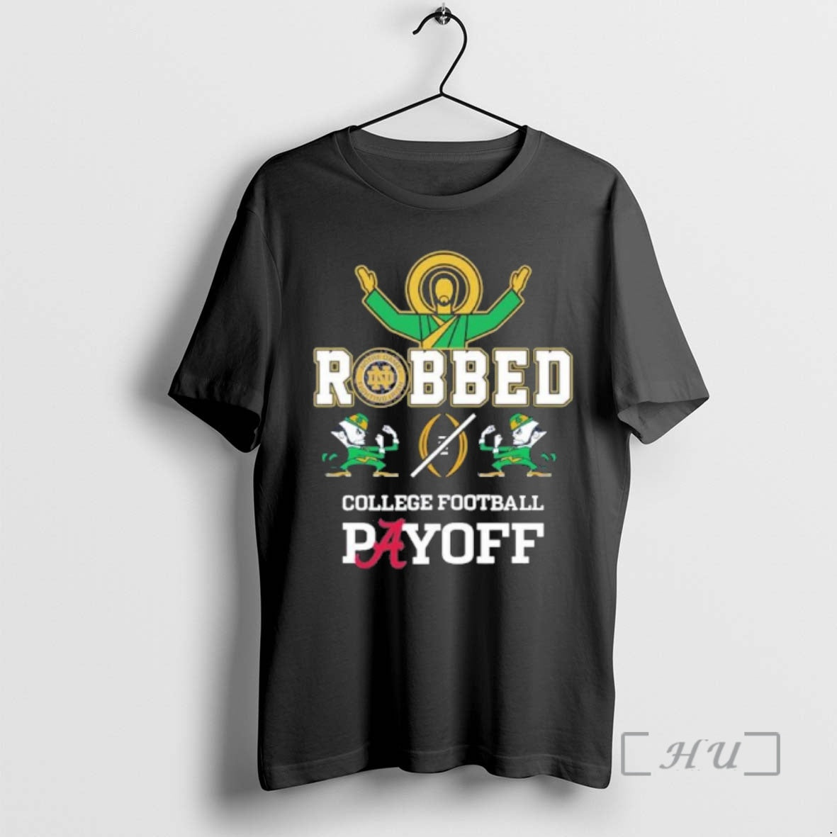 Officials Jesus Irish Robbed Playoff Cfp T-Shirts, Hoodie, Sweatshirt - T-Shirt, Sweatshirt, Hoodie