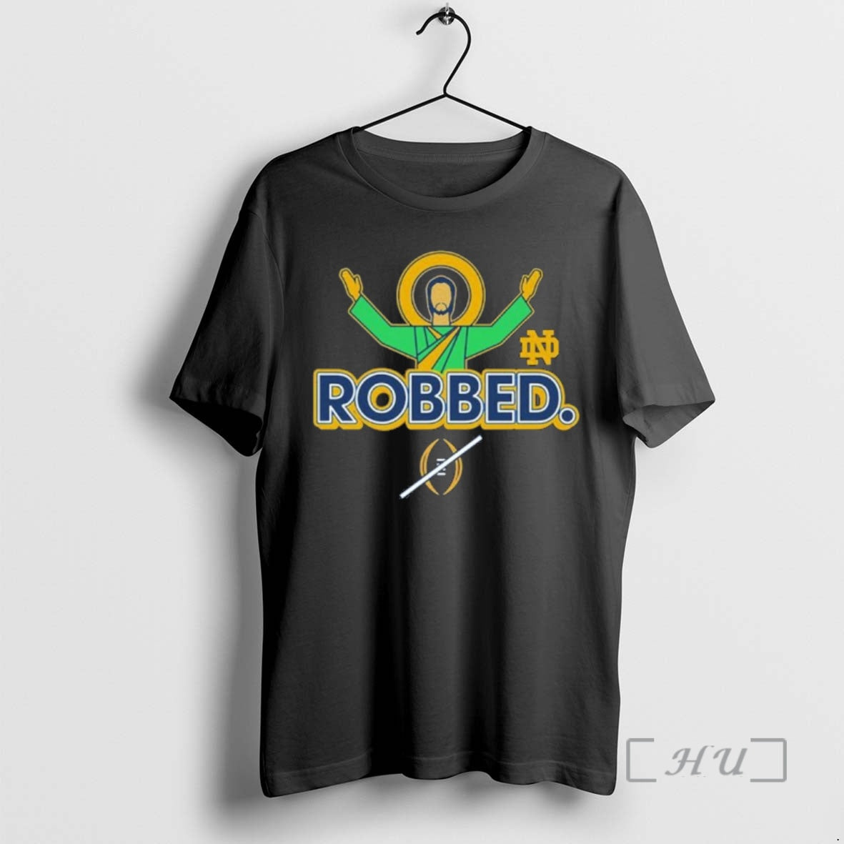 Officials Jesus Robbed Notre Dame Football Cfp 2025 T-Shirts, Hoodie, Sweatshirt - T-Shirt, Sweatshirt, Hoodie