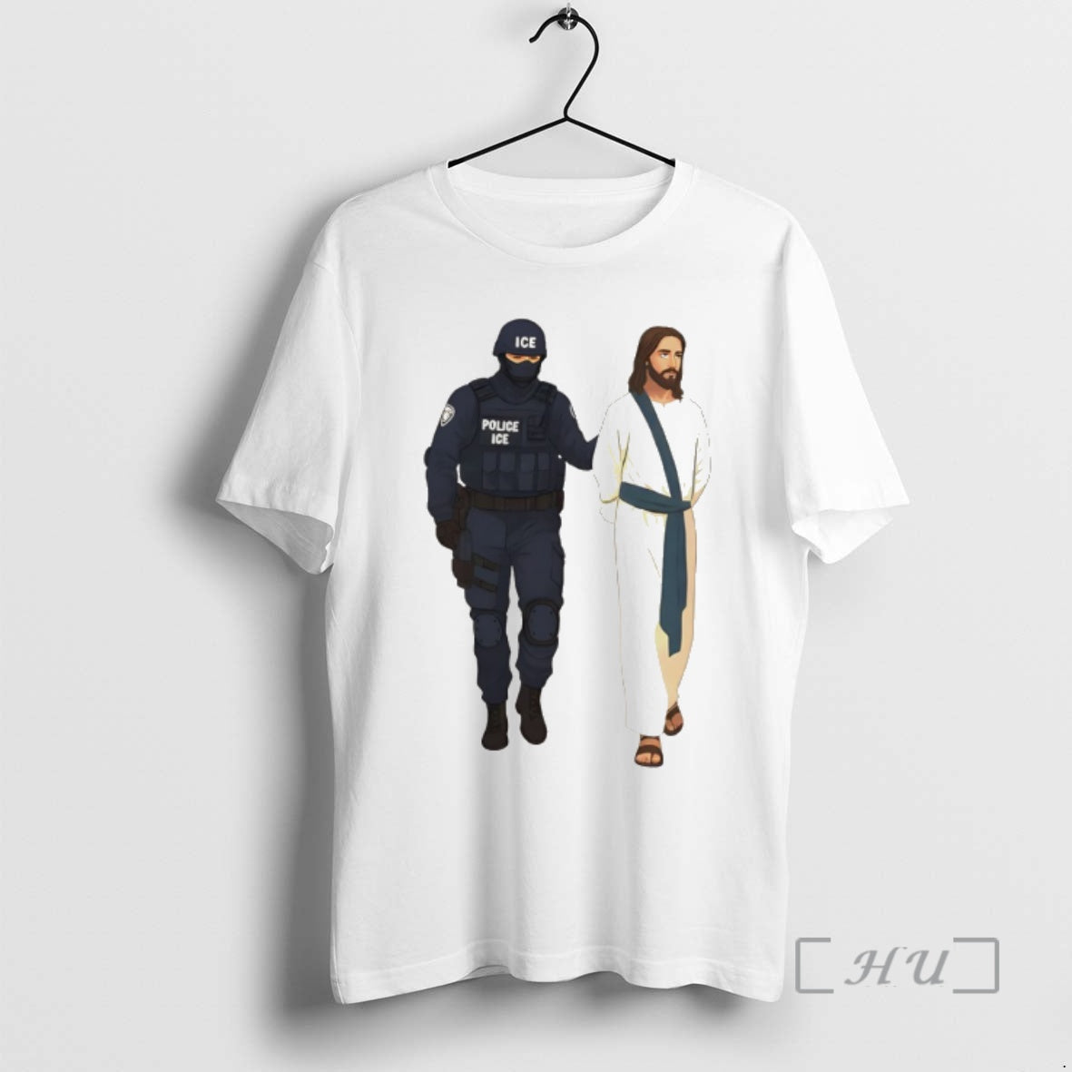 Officials Jesus Arrest Parody Abolish Ice Progressive Political Protest T-Shirts, Hoodie, Sweatshirt - T-Shirt, Sweatshirt, Hoodie