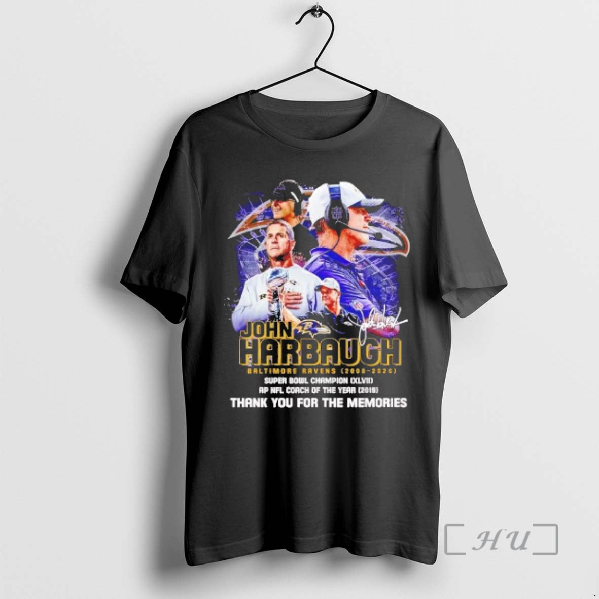 Officials John Harbaugh Baltimore Ravens 2008 2026 Thank You Memories T-Shirts, Hoodie, Sweatshirt - T-Shirt, Sweatshirt, Hoodie
