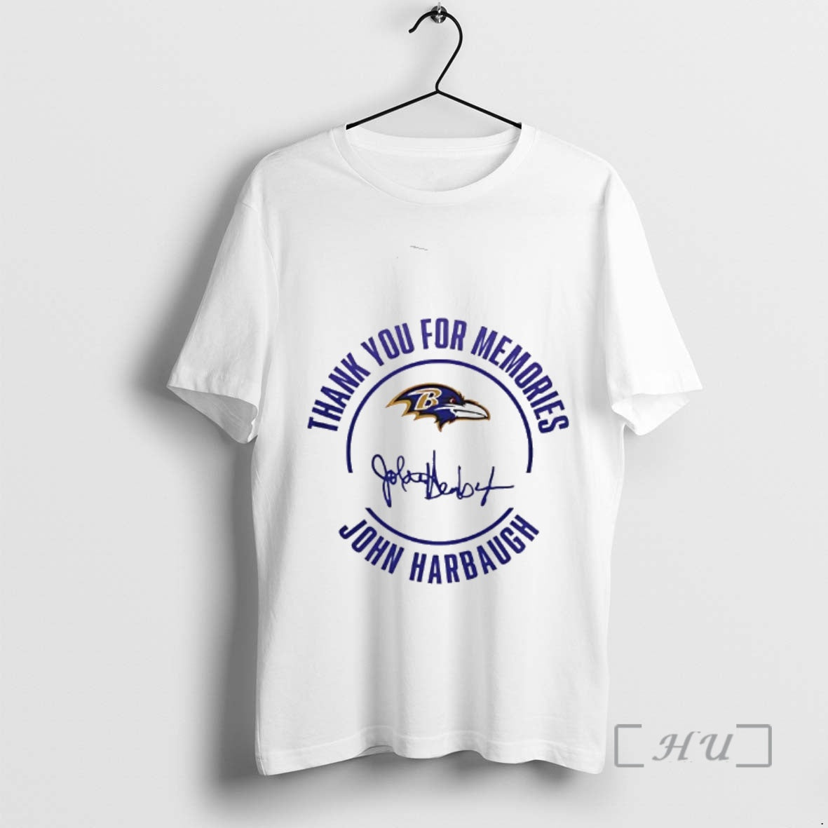 Officials John Harbaugh Thank You Memories Signature T-Shirts, Hoodie, Sweatshirt - T-Shirt, Sweatshirt, Hoodie