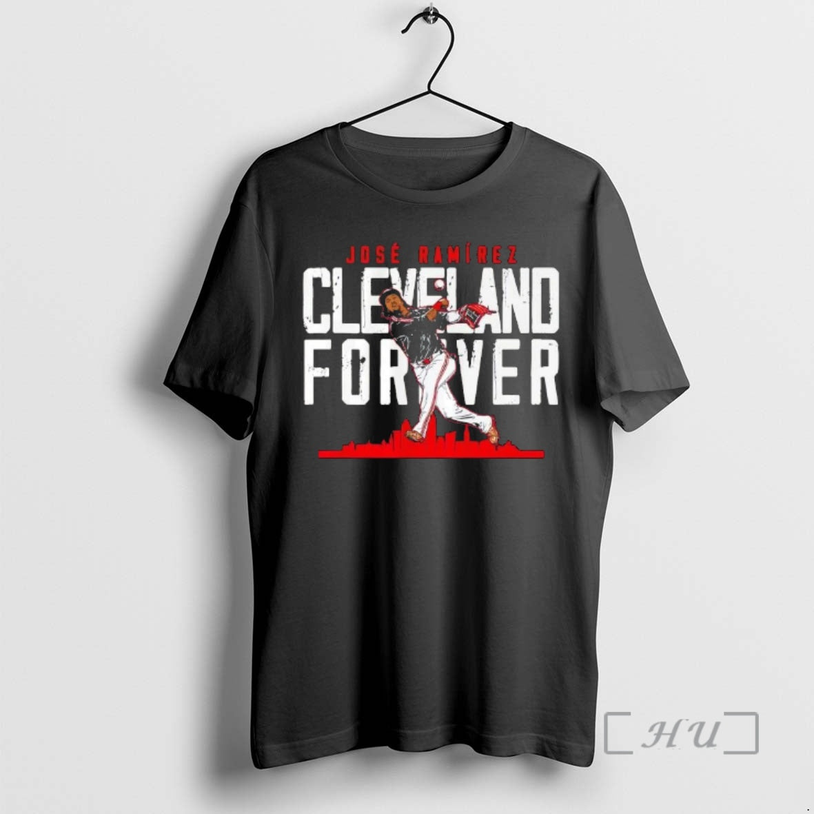Officials Jose Ramirez Cleveland Guardians Forever Skyline T-Shirts, Hoodie, Sweatshirt - T-Shirt, Sweatshirt, Hoodie