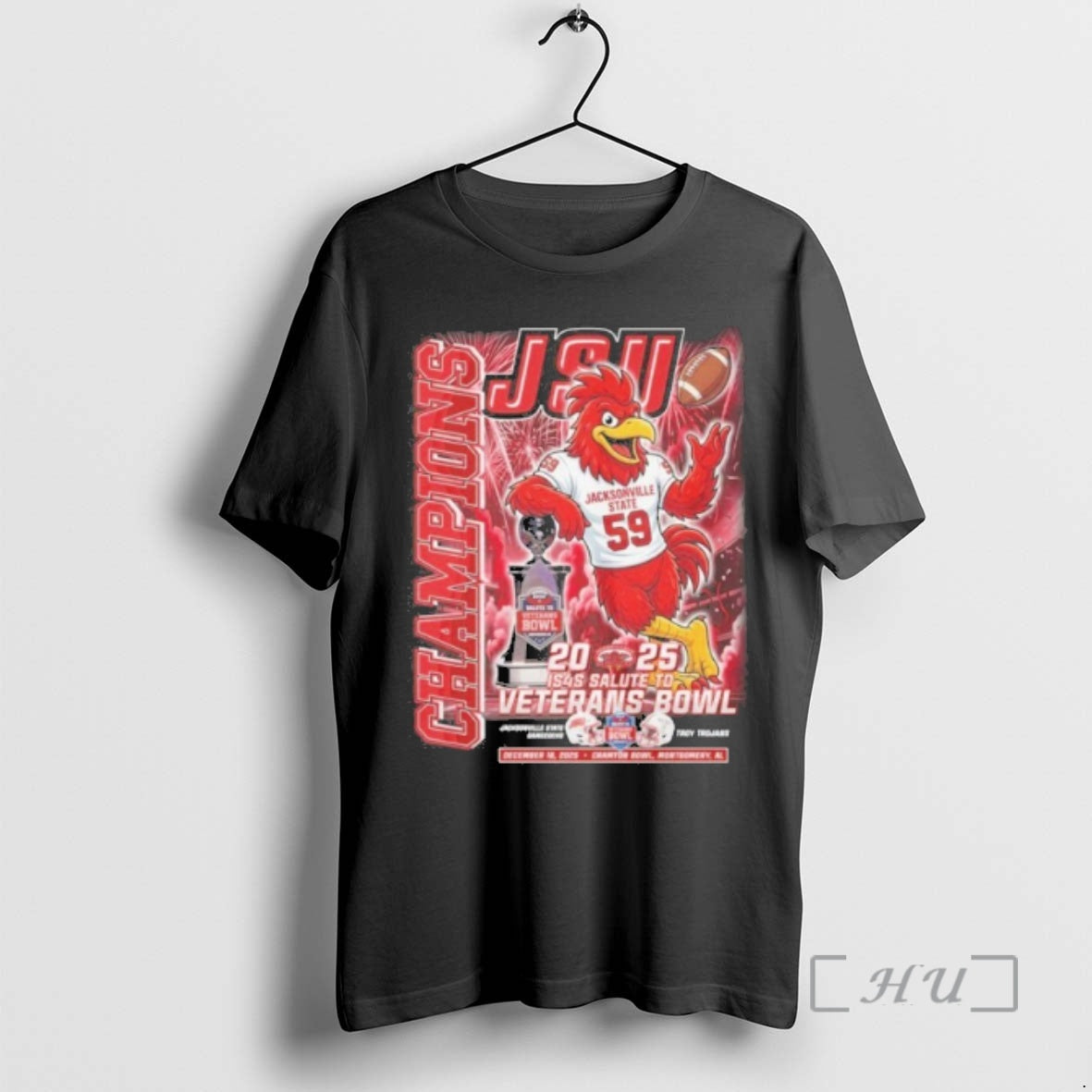 Officials Jsu Champions 2025 Is4s Salute Vetrans Bowl Mascot T-Shirts, Hoodie, Sweatshirt - T-Shirt, Sweatshirt, Hoodie