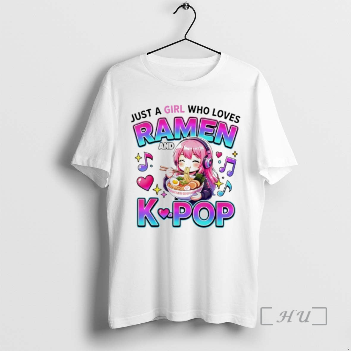 Officials Just Girl Who Loves Anime Ramen K Pop T-Shirts, Hoodie, Sweatshirt - T-Shirt, Sweatshirt, Hoodie