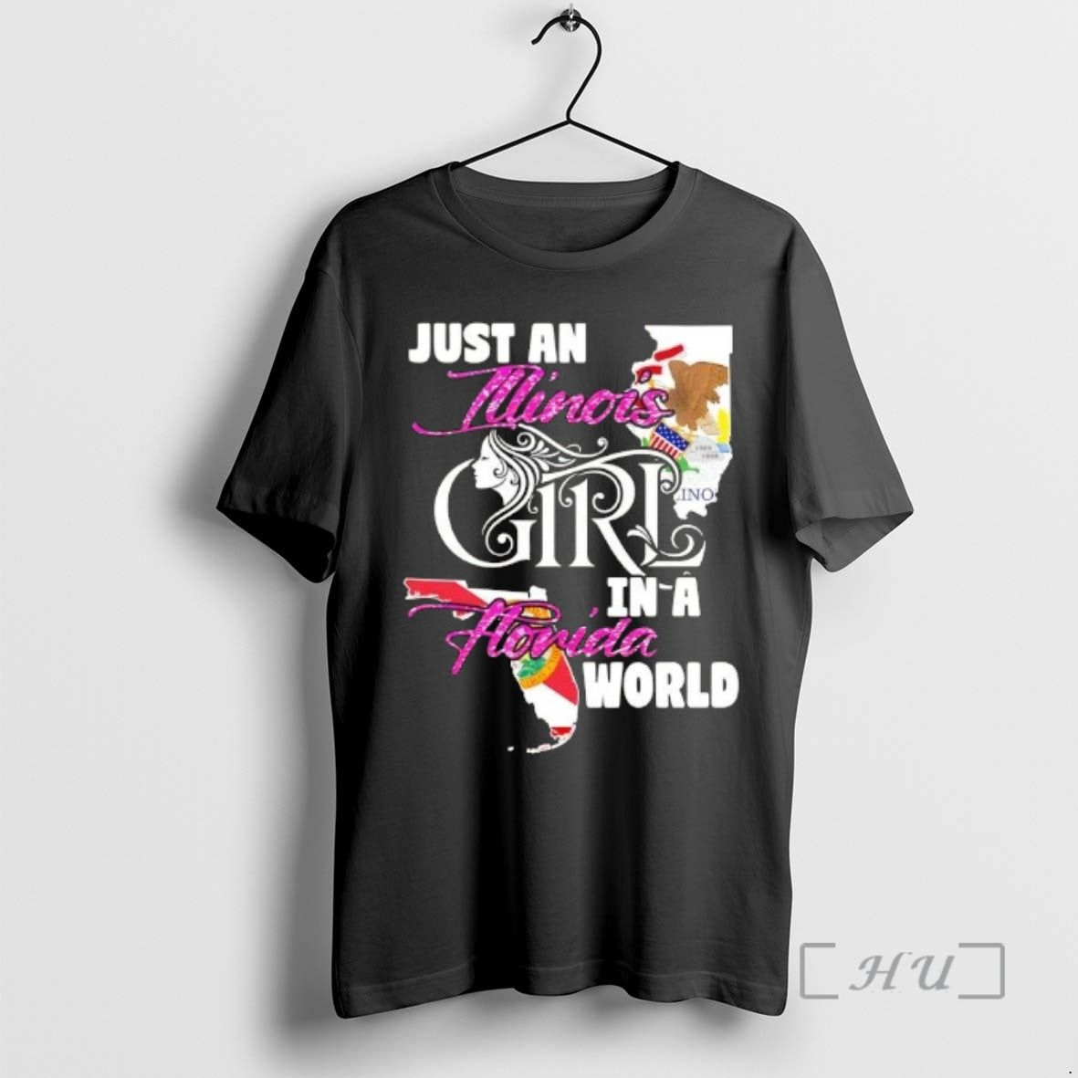Officials Just Illinois Girl Florida World T-Shirts, Hoodie, Sweatshirt - T-Shirt, Sweatshirt, Hoodie
