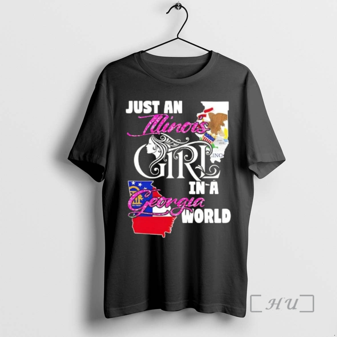 Officials Just Illinois Girl Georgia World T-Shirts, Hoodie, Sweatshirt - T-Shirt, Sweatshirt, Hoodie