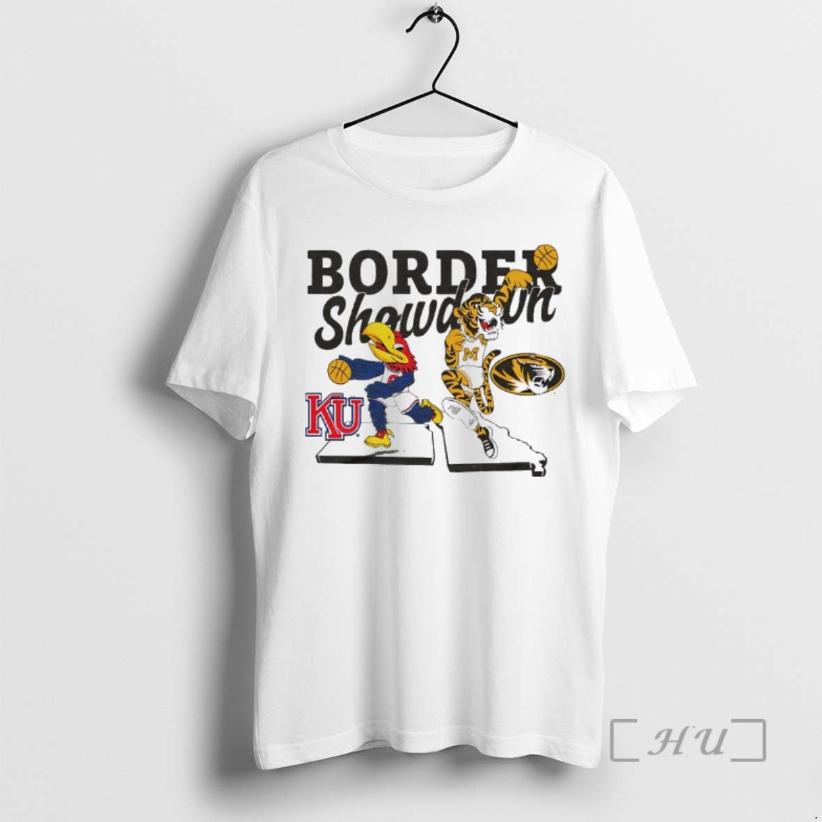 Officials Kansas Jayhawks Vs Missouri Tigers Border Showdown Mascot T-Shirts, Hoodie, Sweatshirt - T-Shirt, Sweatshirt, Hoodie