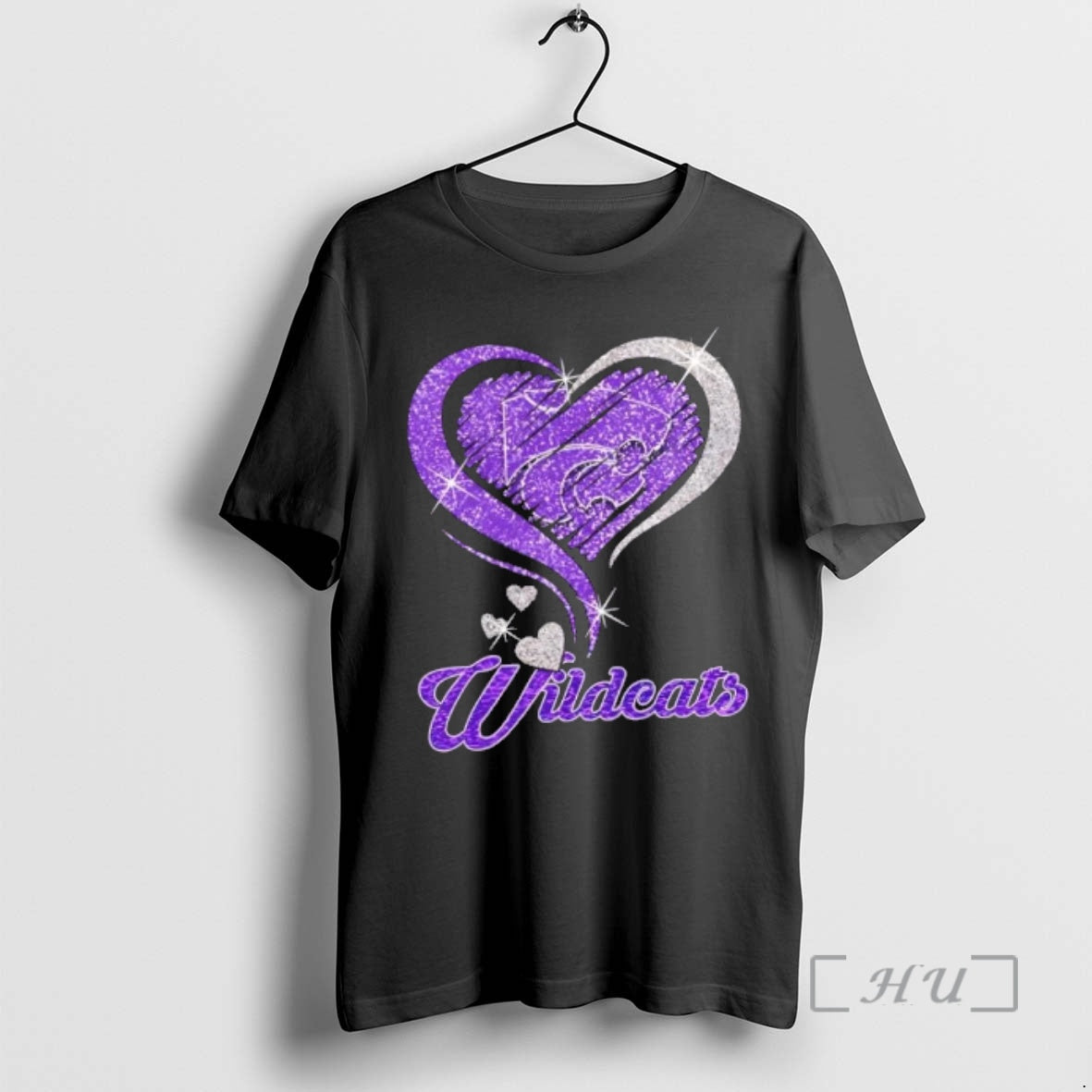 Officials Kansas State Wildcats Football Glitter Heart Fans T-Shirts, Hoodie, Sweatshirt - T-Shirt, Sweatshirt, Hoodie