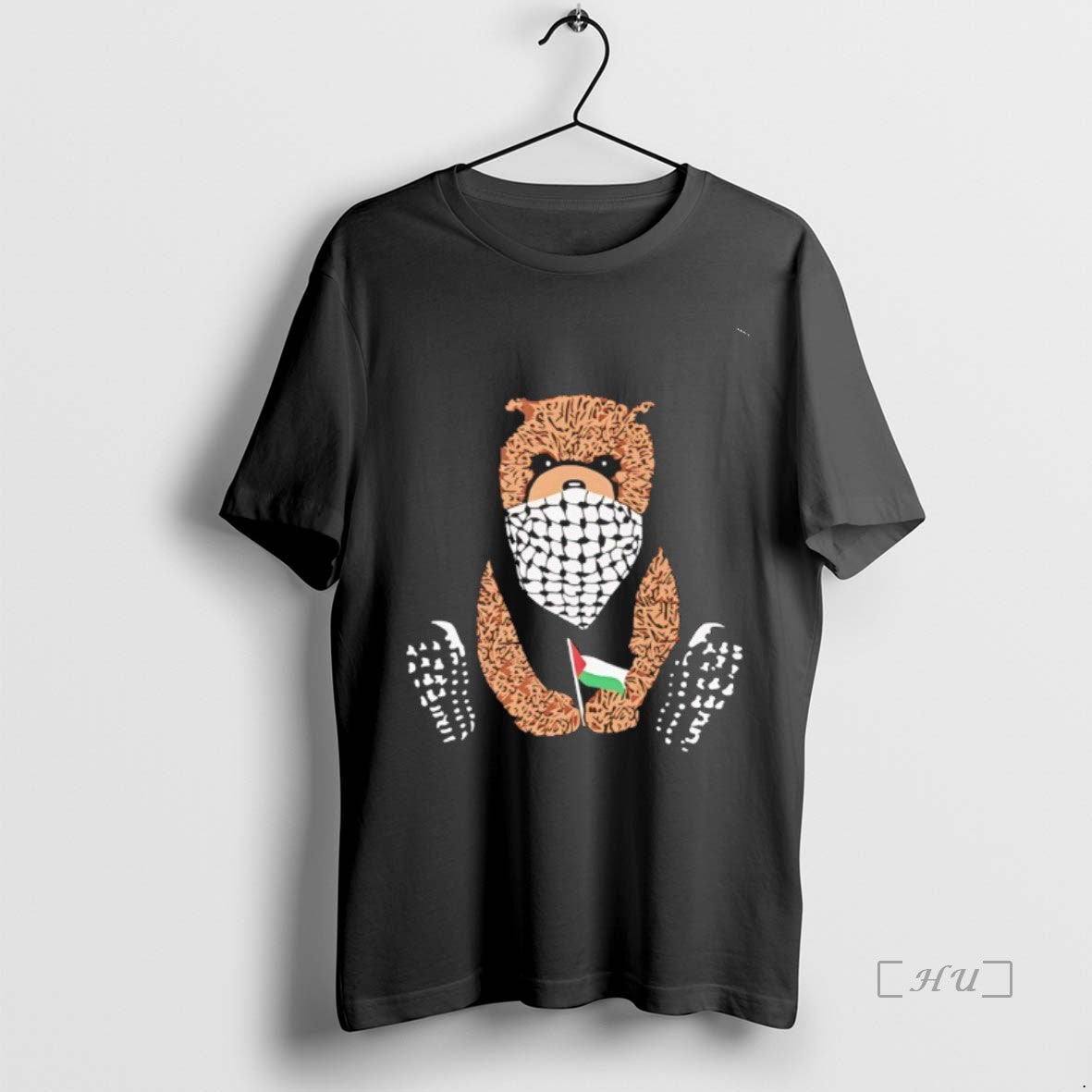 Officials Keffiyeh Bear Pali Bear Palestine Flag T-Shirts, Hoodie, Sweatshirt - T-Shirt, Sweatshirt, Hoodie