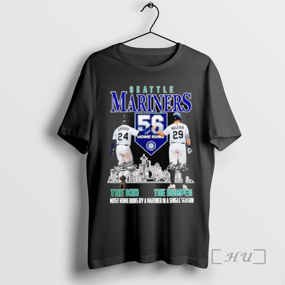 Officials Ken Griffey Jr Kid Cal Raleigh Dumper Seattle Mariners Baseball Signatures T-Shirts, Hoodie, Sweatshirt - T-Shirt, Sweatshirt, Hoodie