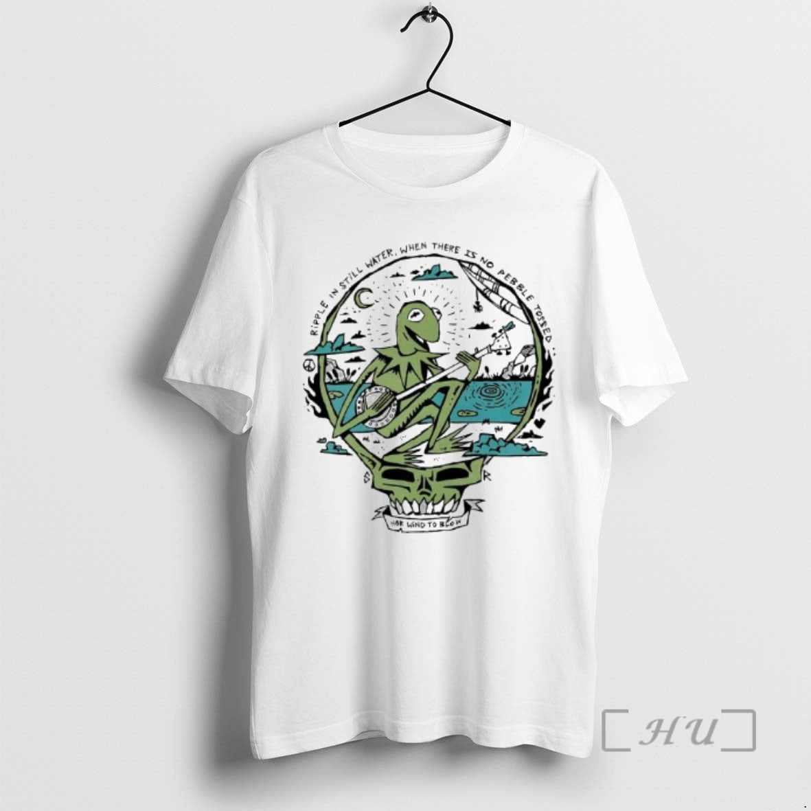 Officials Kermit Frog Grateful Dead Ripple Still Water When There Is No Pebble T-Shirts, Hoodie, Sweatshirt - T-Shirt, Sweatshirt, Hoodie