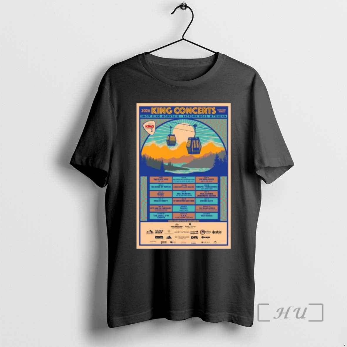 Officials King Concerts 2026 Snow King Mountain Jackson Hole Wyoming T-Shirts, Hoodie, Sweatshirt - T-Shirt, Sweatshirt, Hoodie