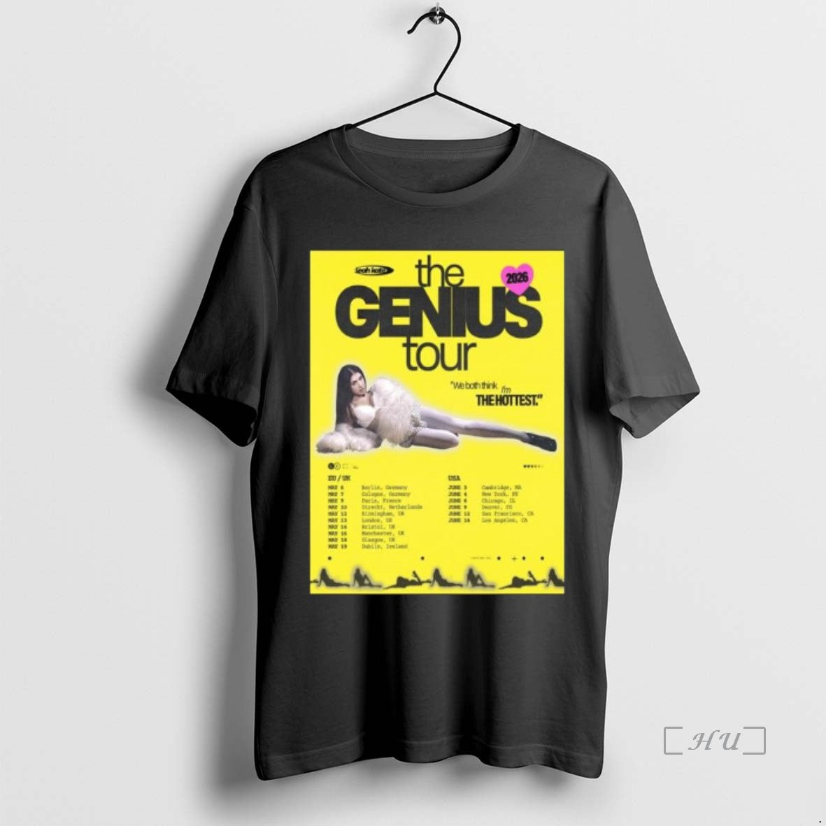 Officials Leah Kate Genius Tour 2026 Long Sleve T-Shirts, Hoodie, Sweatshirt - T-Shirt, Sweatshirt, Hoodie