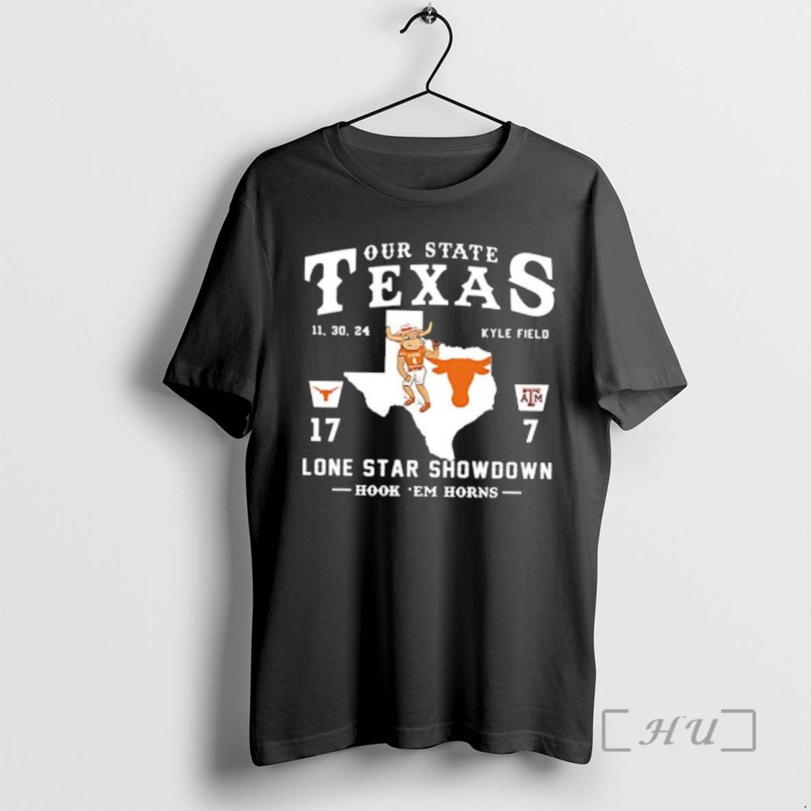 Officials Longhorns Our State Texas 17 7 Lone Star Showdown Hook _e2_80_98em Horns T-Shirts, Hoodie, Sweatshirt - T-Shirt, Sweatshirt, Hoodie