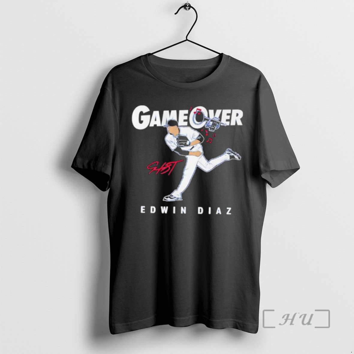 Officials Los Angeles Dodgers Edwin Diaz Game Over Signature T-Shirts, Hoodie, Sweatshirt - T-Shirt, Sweatshirt, Hoodie