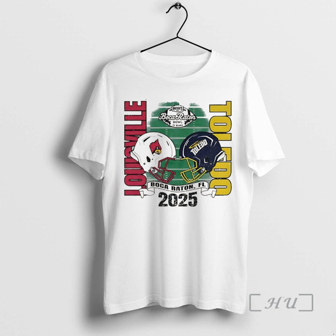 Officials Louisville Cardinals Vs Toledo 2025 Boca Raton Bowl Head Head T-Shirts, Hoodie, Sweatshirt - T-Shirt, Sweatshirt, Hoodie
