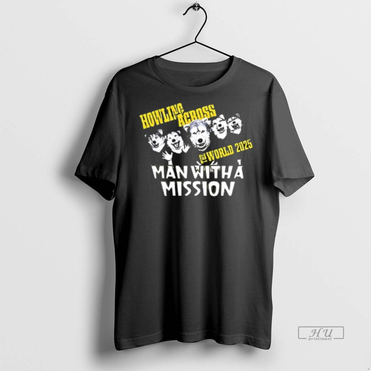 Officials Man Witha Howling Across World 2025 Man Mission Double Sided T-Shirts, Hoodie, Sweatshirt - T-Shirt, Sweatshirt, Hoodie