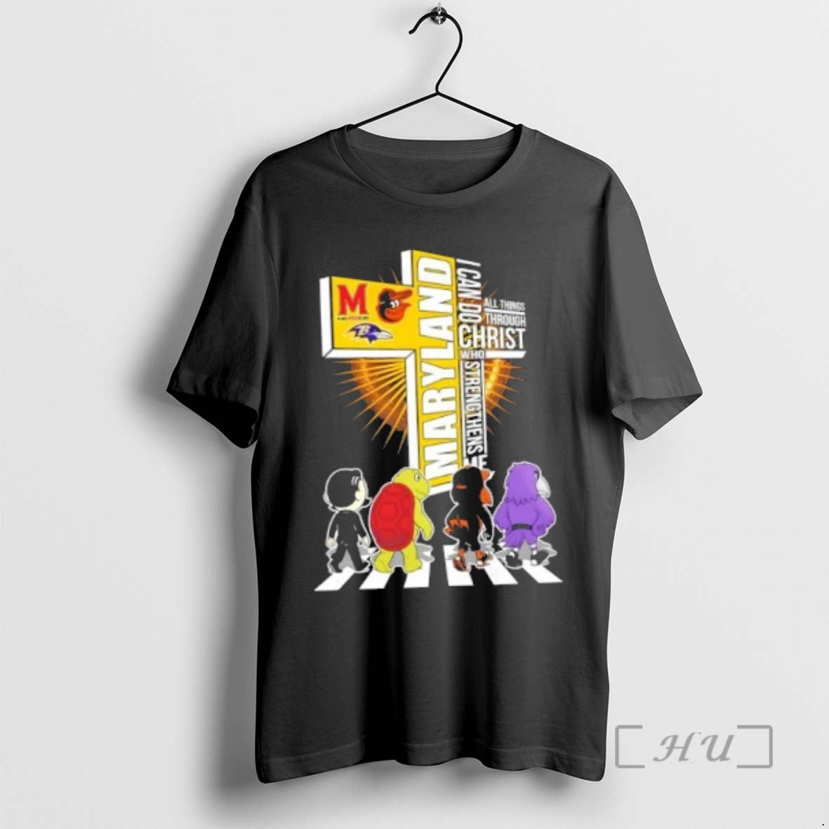 Officials Maryland Sports Mascots I Can Do All Things Through Christ Who Strengthens Me T-Shirts, Hoodie, Sweatshirt - T-Shirt, Sweatshirt, Hoodie