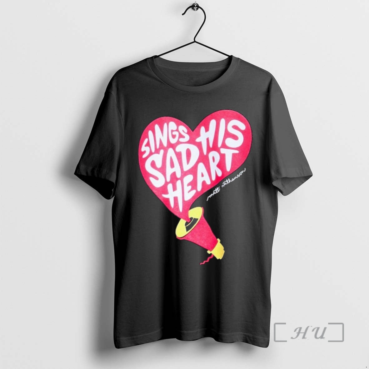 Officials Matt Nathanson Sings His Sad Heart Megaphone T-Shirts, Hoodie, Sweatshirt - T-Shirt, Sweatshirt, Hoodie