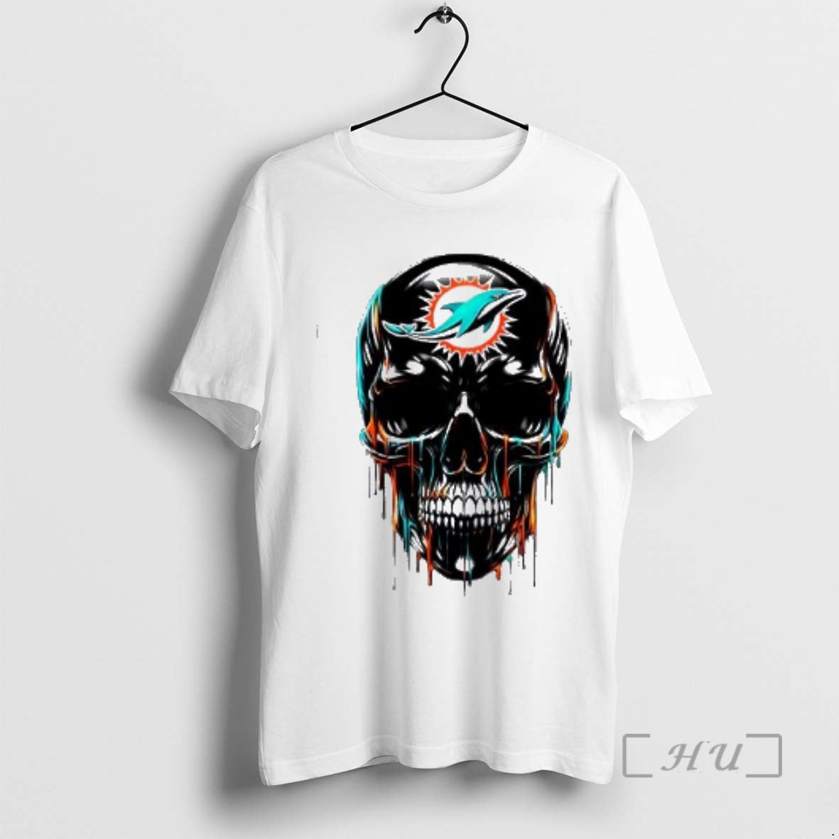Officials Miami Dolphins Skull Black Art T-Shirts, Hoodie, Sweatshirt - T-Shirt, Sweatshirt, Hoodie