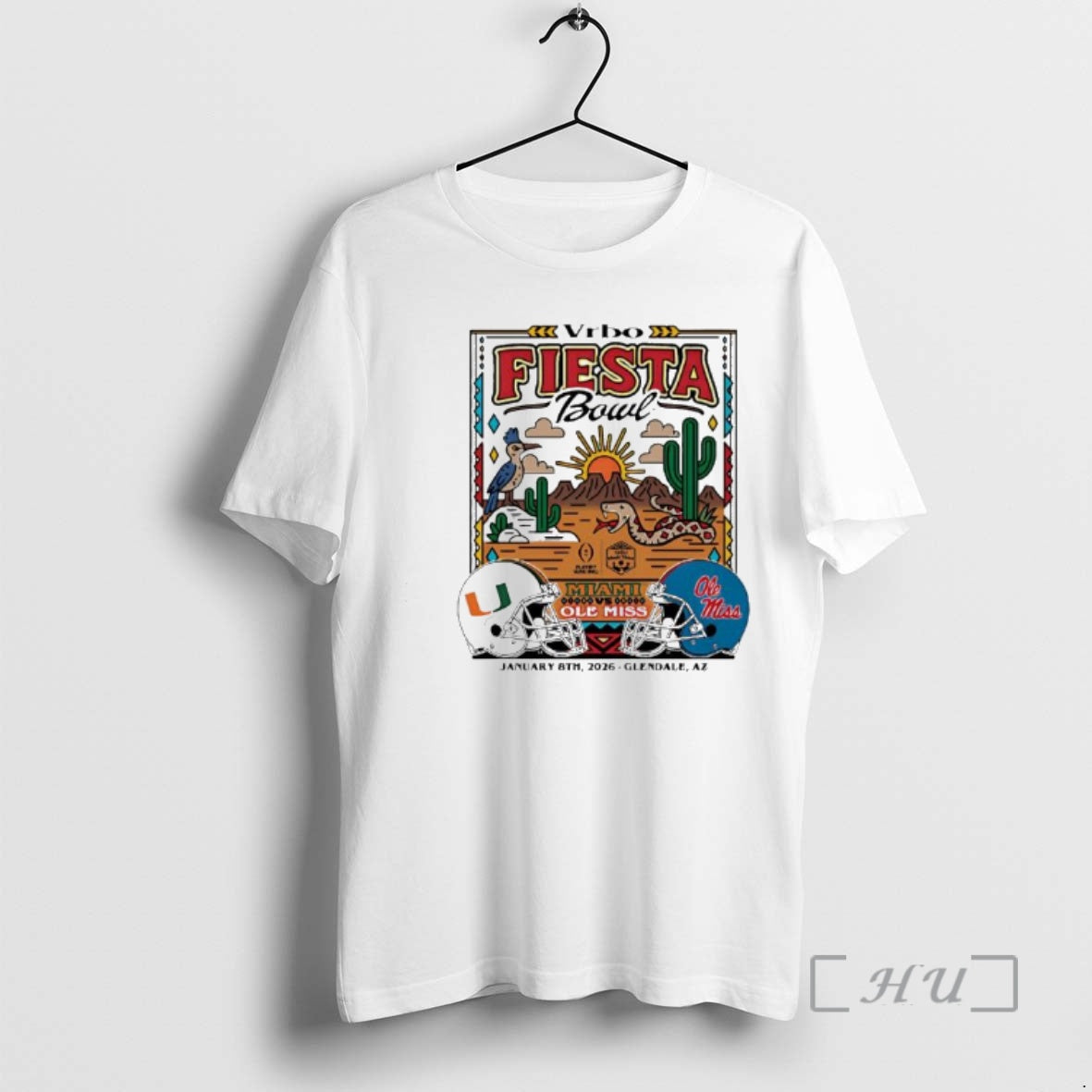 Officials Miami Vs Ole 2026 Vrbo Fiesta Bowl Matchup Desert Dudes T-Shirts, Hoodie, Sweatshirt - T-Shirt, Sweatshirt, Hoodie