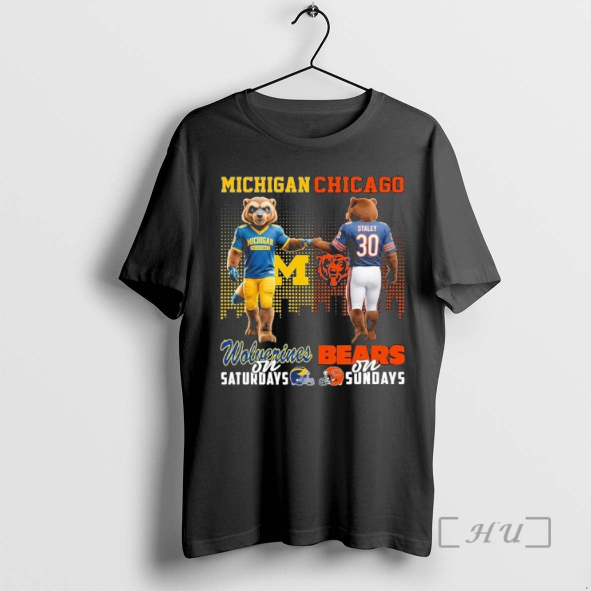 Officials Michigan Vs Bears Mascot Saturdays Sundays T-Shirts, Hoodie, Sweatshirt - T-Shirt, Sweatshirt, Hoodie