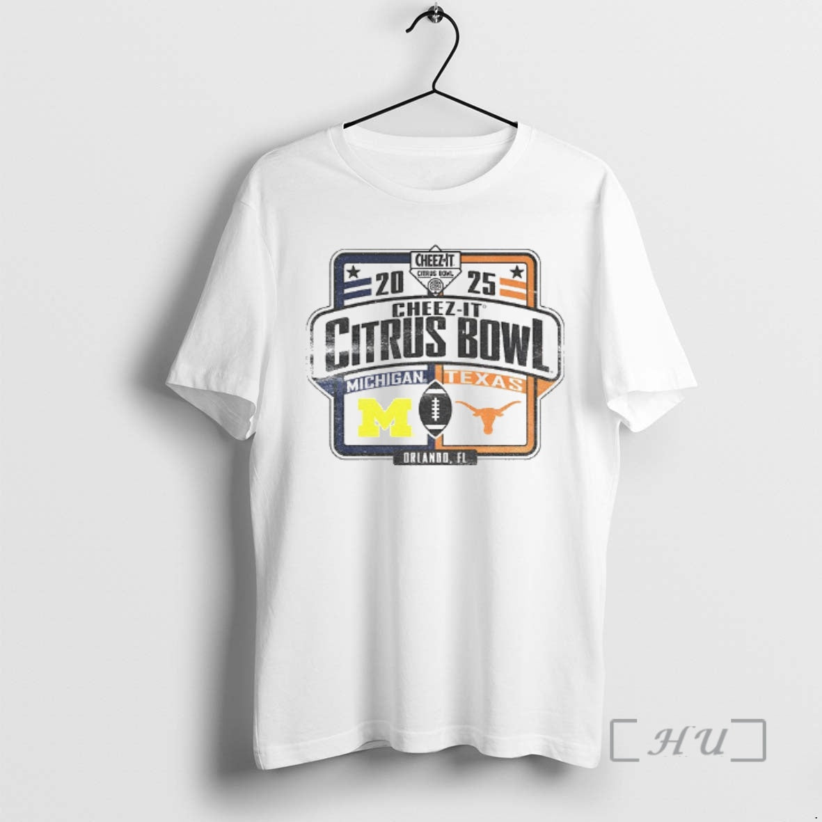 Officials Michigan Wolverines Vs Texas Longhorns Cheez Citrus Bowl 2025 Logo T-Shirts, Hoodie, Sweatshirt - T-Shirt, Sweatshirt, Hoodie