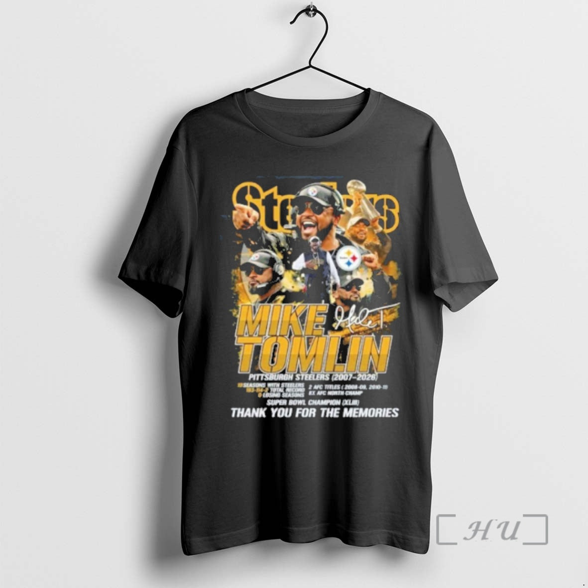 Officials Mike Tomlin Pittsburgh 2007 1026 Mike Tomlin Signature Thank You Memories T-Shirts, Hoodie, Sweatshirt - T-Shirt, Sweatshirt, Hoodie