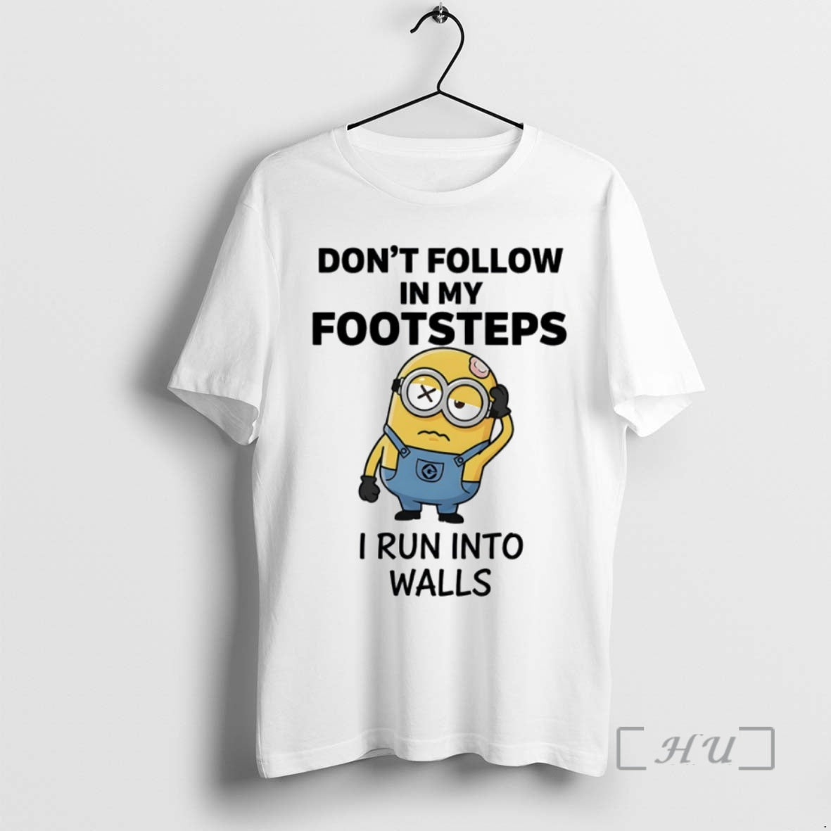 Officials Minion Dont Follow My Footsteps I Run Walls Circle T-Shirts, Hoodie, Sweatshirt - T-Shirt, Sweatshirt, Hoodie