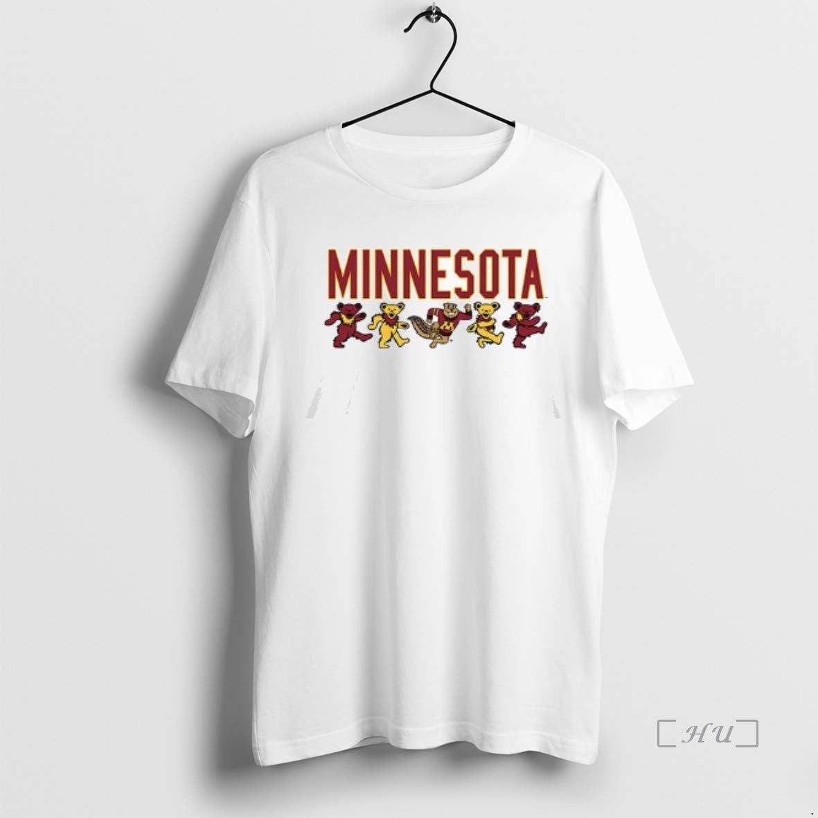 Officials Minnesota Golden Gophers X Grateful Dead Dancing Bears Logo Mascot Double Sided T-Shirts, Hoodie, Sweatshirt - T-Shirt, Sweatshirt, Hoodie