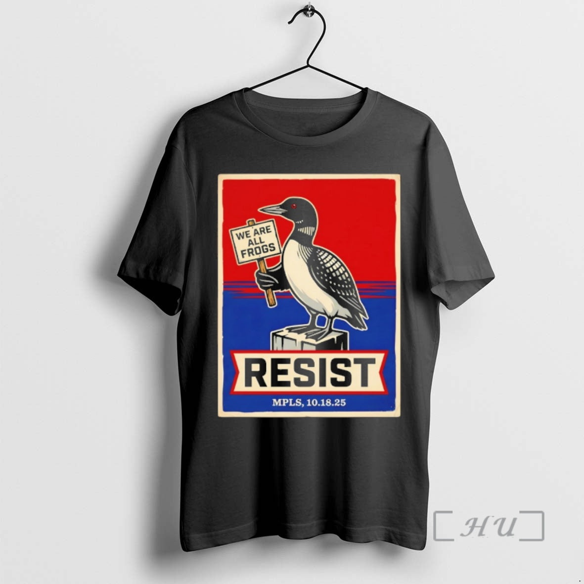 Officials Minnesota Loon Resist We Are All Frogs Political Protest T-Shirts, Hoodie, Sweatshirt - T-Shirt, Sweatshirt, Hoodie
