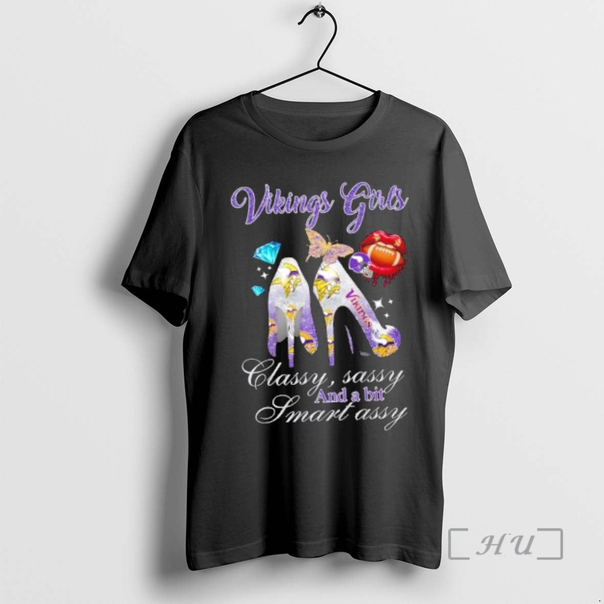 Officials Minnesota Vikings High Heels Classy Sassy Bit Smart Assy T-Shirts, Hoodie, Sweatshirt - T-Shirt, Sweatshirt, Hoodie