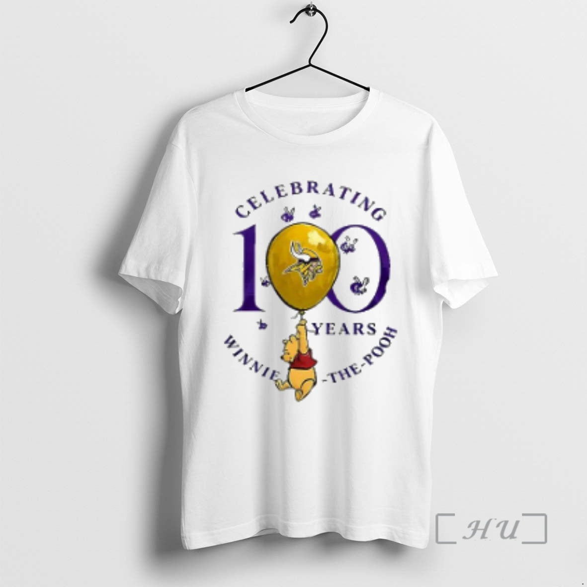 Officials Minnesota Vikings X Winnie Pooh 100th Anniversary T-Shirts, Hoodie, Sweatshirt - T-Shirt, Sweatshirt, Hoodie