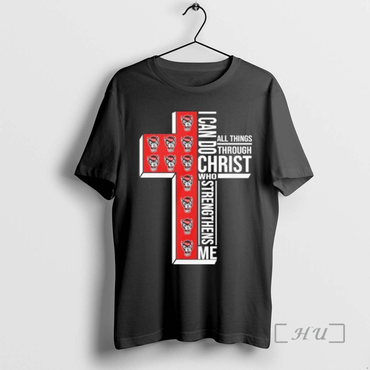 Officials Nc State Basketball Logo I Can Do All Things Through Christ Who Strengthens Me T-Shirts, Hoodie, Sweatshirt - T-Shirt, Sweatshirt, Hoodie