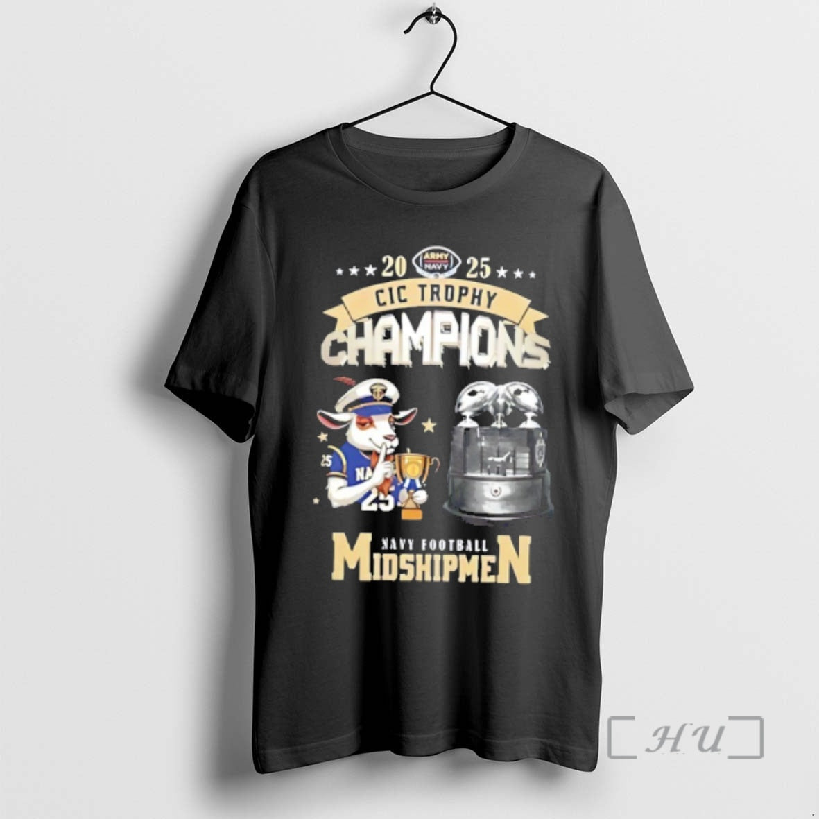 Officials Navy Midshipmen 2025 Cic Trophy Champions Mascot T-Shirts, Hoodie, Sweatshirt - T-Shirt, Sweatshirt, Hoodie