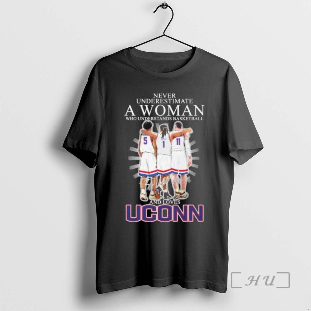 Officials Never Underestimate Woman Who Understands Basketball Loves Uconn Huskies 2026 T-Shirts, Hoodie, Sweatshirt - T-Shirt, Sweatshirt, Hoodie