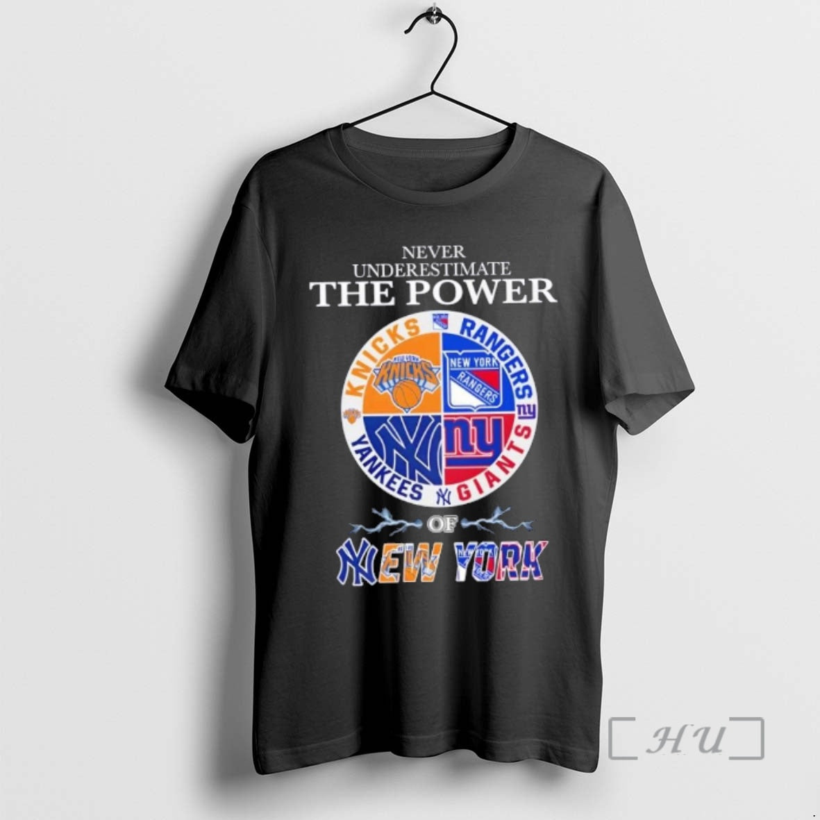 Officials Never Underestimate Power New York City Sports Logos Combine T-Shirts, Hoodie, Sweatshirt - T-Shirt, Sweatshirt, Hoodie