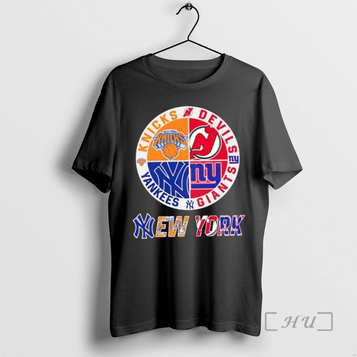 Officials New York City Sports Knicks Devils Giants Yankees Logos Combine T-Shirts, Hoodie, Sweatshirt - T-Shirt, Sweatshirt, Hoodie