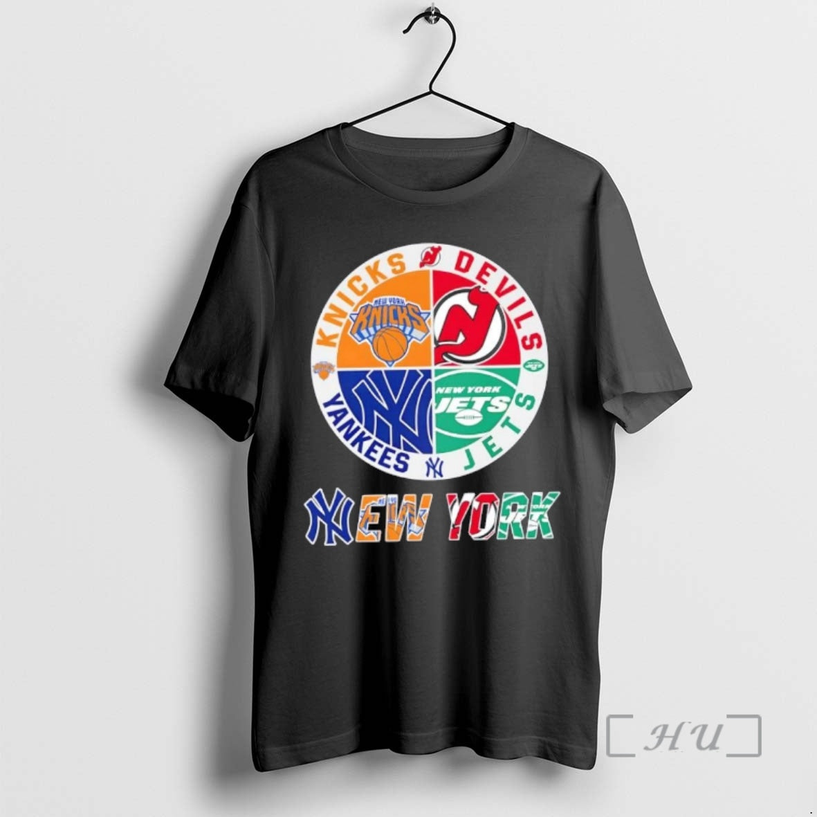Officials New York City Sports Knicks Devils Jets Yankees Logos Combine T-Shirts, Hoodie, Sweatshirt - T-Shirt, Sweatshirt, Hoodie