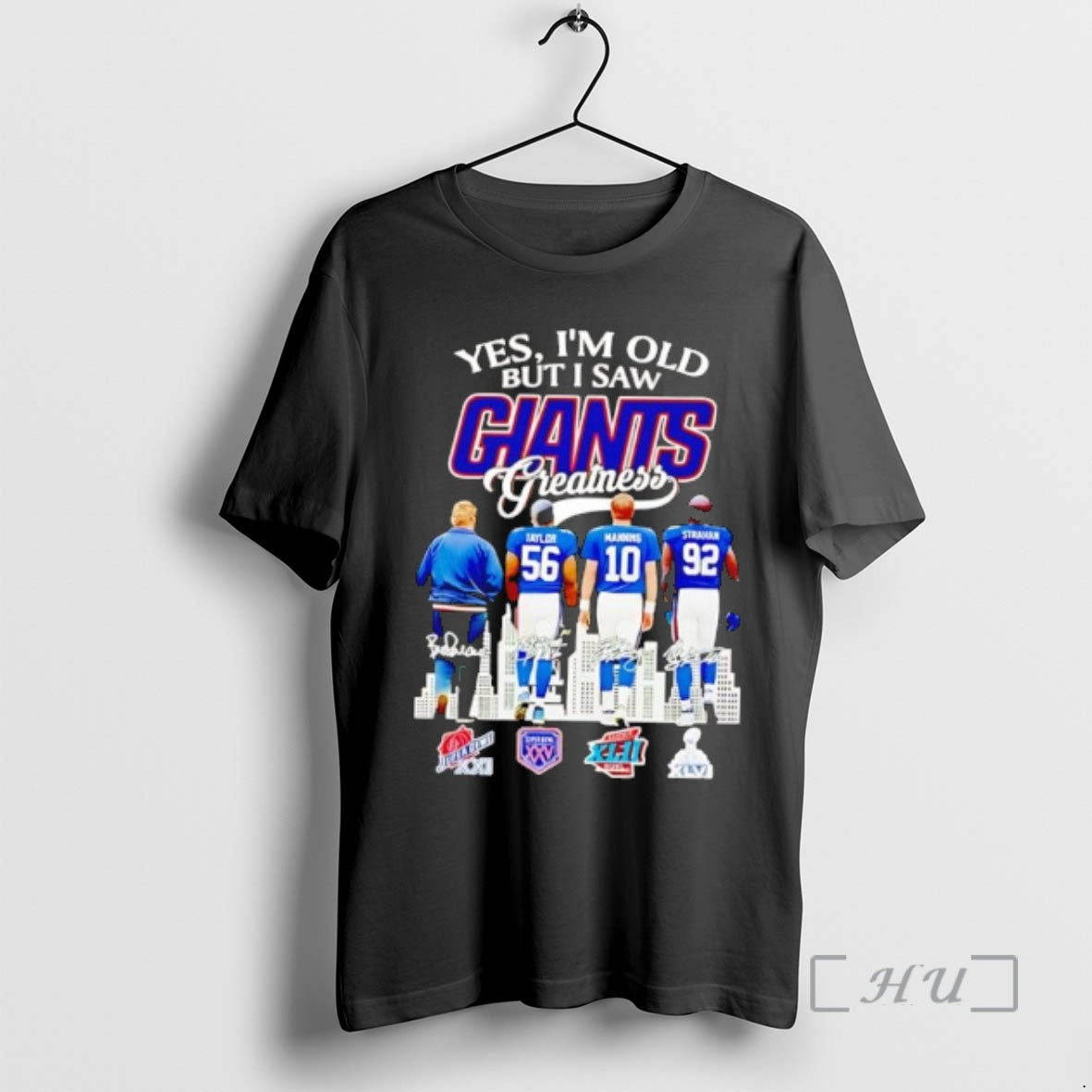 Officials New York Giants Yes I Am Old But I Saw Greatness Giants 2025 Signature T-Shirts, Hoodie, Sweatshirt - T-Shirt, Sweatshirt, Hoodie