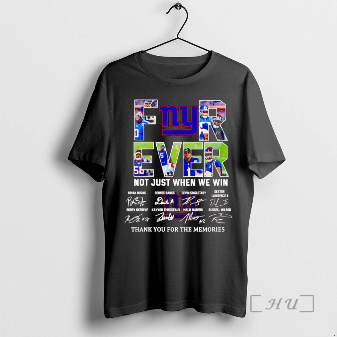 Officials New York Giants Forever Not Just When We Win Players Signatures T-Shirts, Hoodie, Sweatshirt - T-Shirt, Sweatshirt, Hoodie