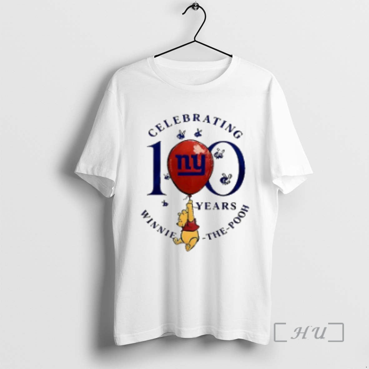 Officials New York Giants X Winnie Pooh 100th Anniversary T-Shirts, Hoodie, Sweatshirt - T-Shirt, Sweatshirt, Hoodie