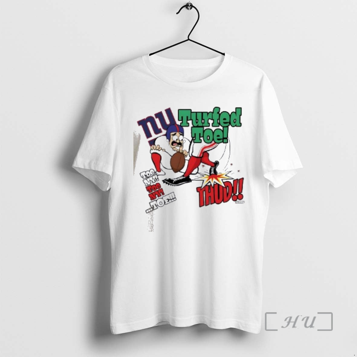 Officials Nice Turfed Toe Thud New York Giants Cartoon T-Shirts, Hoodie, Sweatshirt - T-Shirt, Sweatshirt, Hoodie