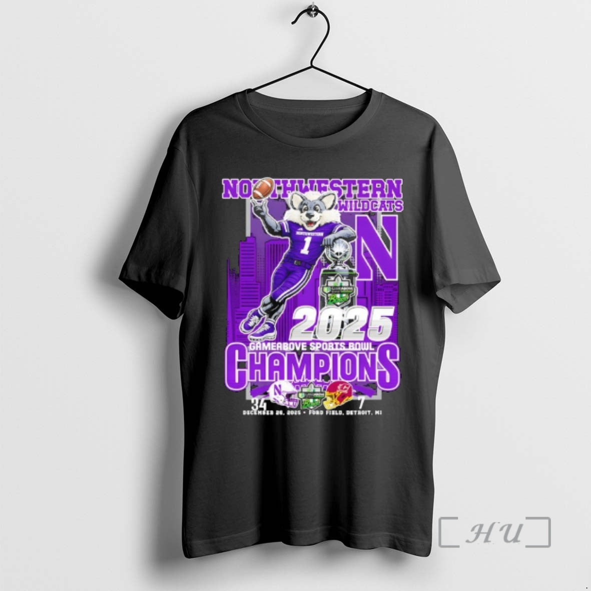 Officials Northwestern Wildcats Champions Gameabove Sports Bowl 2025 T-Shirts, Hoodie, Sweatshirt - T-Shirt, Sweatshirt, Hoodie