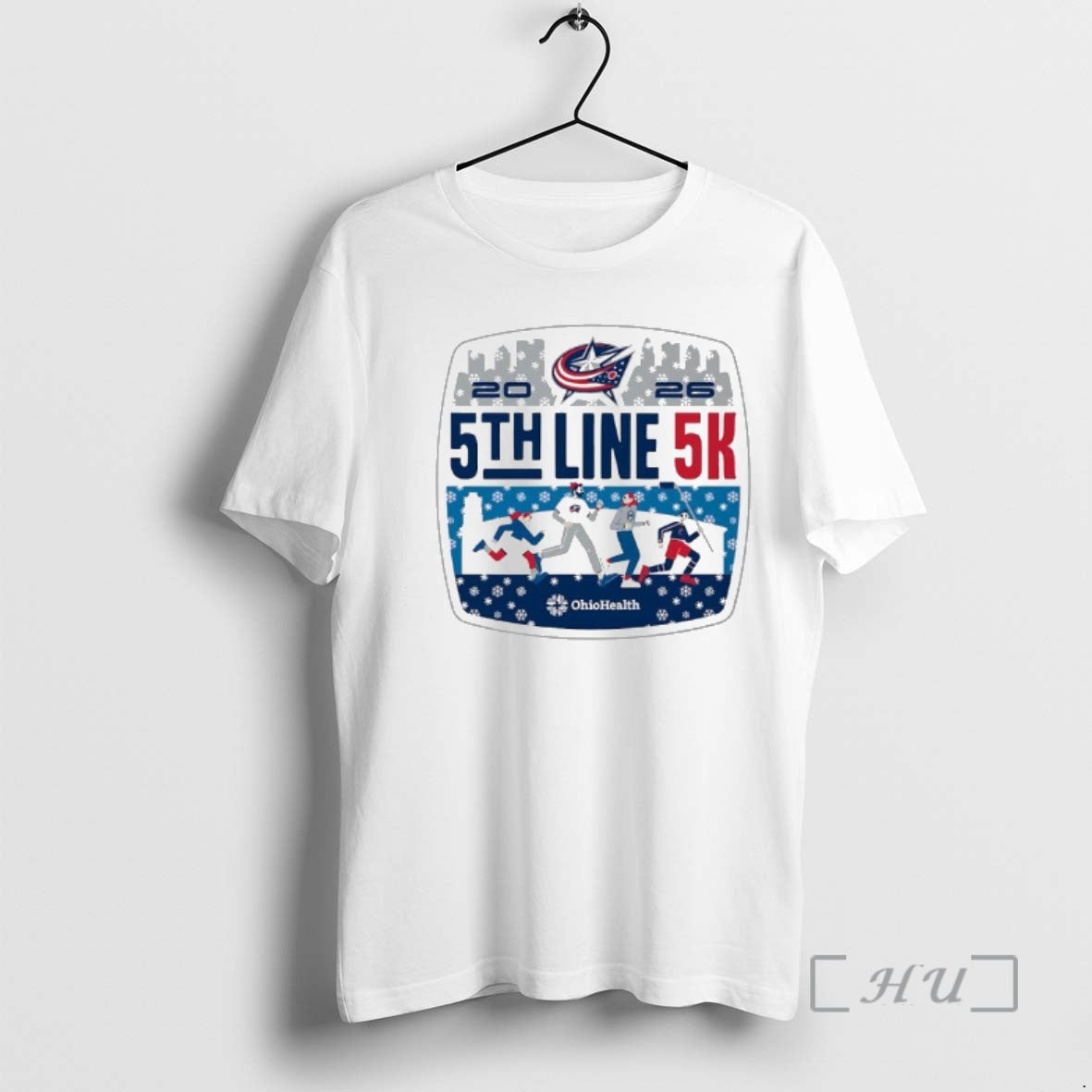Officials Ohiohealth 5th 5k 2026 Columbus Blue Jackets Event T-Shirts, Hoodie, Sweatshirt - T-Shirt, Sweatshirt, Hoodie