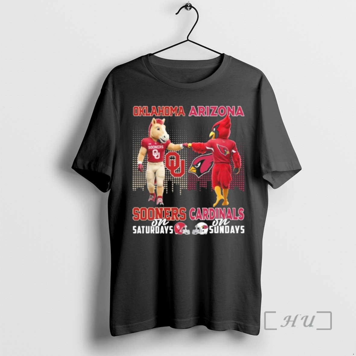 Officials Oklahoma Sooners Arizona Cardinals Mascot Saturdays Sundays T-Shirts, Hoodie, Sweatshirt - T-Shirt, Sweatshirt, Hoodie
